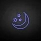 'Moon Star ' neon sign