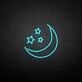 'Moon Star ' neon sign