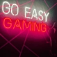 Level Up Your Gaming Space with Go Easy Gaming - Neon Sign