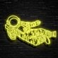 Astronaut Fly Neon Sign for Space Enthusiasts