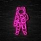 Astronaut Neon Sign for Space and Astronomy Lovers