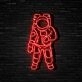 Astronaut Neon Sign for Space and Astronomy Lovers