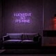 I Licked It So It's Mine Neon Sign for Fun and Playful Spaces