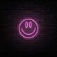Smiley Neon Sign for Happy and Positive Spaces