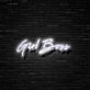 Girl Boss Neon Sign for Empowering and Inspirational Spaces