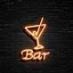 Bar Neon Sign for Bars and Social Spaces