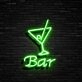 Bar Neon Sign for Bars and Social Spaces