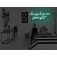 Always Kiss Me Goodnight Neon Sign for Romantic Bedrooms
