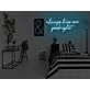Always Kiss Me Goodnight Neon Sign for Romantic Bedrooms