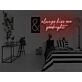 Always Kiss Me Goodnight Neon Sign for Romantic Bedrooms