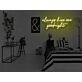 Always Kiss Me Goodnight Neon Sign for Romantic Bedrooms