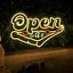 Pizza Version 2 Open Neon Sign for Restaurants