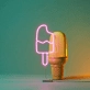 Ice cream2' neon sign