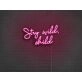 Stay Wild Child Neon Sign for Fun and Playful Spaces