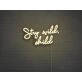 Stay Wild Child Neon Sign for Fun and Playful Spaces