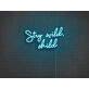 Stay Wild Child Neon Sign for Fun and Playful Spaces