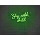 Stay Wild Child Neon Sign for Fun and Playful Spaces