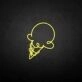 Ice cream3' neon sign