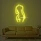 Lady Back Neon Sign for Artistic and Elegant Spaces