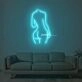 Lady Back Neon Sign for Artistic and Elegant Spaces