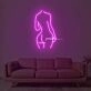 Lady Back Neon Sign for Artistic and Elegant Spaces