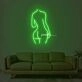 Lady Back Neon Sign for Artistic and Elegant Spaces