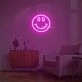 Smile Face Neon Sign for Happy and Positive Spaces