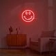 Smile Face Neon Sign for Happy and Positive Spaces