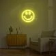Smile Face Neon Sign for Happy and Positive Spaces