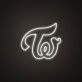 Twice Logo Neon Sign for K-Pop Fans