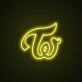 Twice Logo Neon Sign for K-Pop Fans