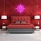 Compass Neon Sign for Adventure and Travel Lovers