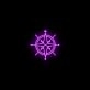 Compass Neon Sign for Adventure and Travel Lovers