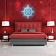 Compass Neon Sign for Adventure and Travel Lovers