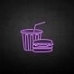Fast food' neon sign