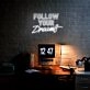 Follow Your Dreams Neon Sign for Inspirational Spaces