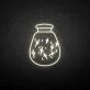 Wishing bottle neon sign