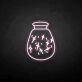 Wishing bottle neon sign