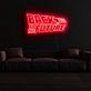 Back to the Future Neon Sign for Movie Fans