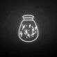 Wishing bottle neon sign