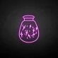 Wishing bottle neon sign