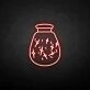 Wishing bottle neon sign