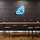 Croissant Neon Sign for Bakeries and Dining Areas