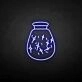 Wishing bottle neon sign