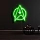 Star Trek Clip Art Starfleet Neon Sign for Sci-Fi Fans