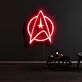 Star Trek Clip Art Starfleet Neon Sign for Sci-Fi Fans