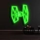 Star Wars Ship Neon Sign for Sci-Fi Fans