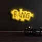 BANG Neon Sign for Comic Book Fans