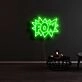 POW Neon Sign for Comic Book Fans