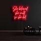 She Believed She Could So She Did Neon Sign for Inspirational Spaces